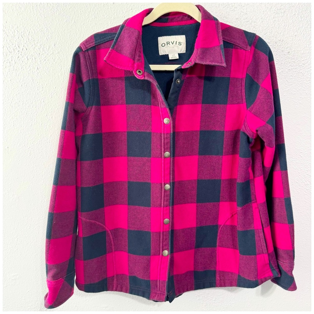 Orvis fellow lined cotton shacket jacket large
